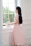 Outlet | Áo sơ mi bo eo tay chờm