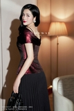 Outlet | (3 màu) Áo kiểu dáng Peplum hai dây