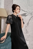 Outlet | Đầm sơ mi suông tay bồng