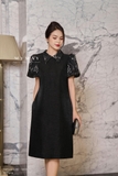 Outlet | Đầm sơ mi suông tay bồng