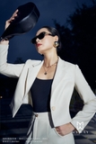 Outlet | (3 màu) Áo vest croptop dài tay Simili Leather