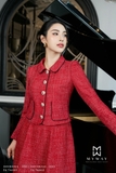 Outlet | Chân váy xòe Dạ Tweed cạp cao