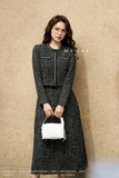 Outlet | Chân váy Dạ Tweed chữ A công sở