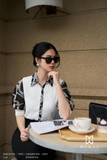 Outlet | Áo sơ mi suông vừa tay lỡ