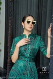 Outlet | Chân váy xòe dài lụa Chirtina