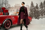 Outlet | Chân váy chữ A dạ tweed dáng ngắn