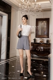 Outlet | Quần short cạp cao hai khuy