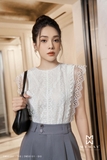 Outlet | Quần short cạp cao hai khuy