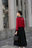 Outlet | Áo vest kiểu Dạ Tweed đính nơ