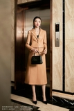 Outlet | (3 màu) Chân váy A Simili Leather khóa trước