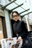 Outlet | Áo phao không tay cổ tròn có kèm đai