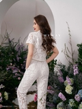 Outlet | Quần ren dáng đứng