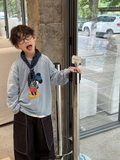 Áo Dài Xanh Mickey FS