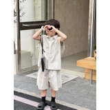 SET Ngắn Xám Túi Trước FS