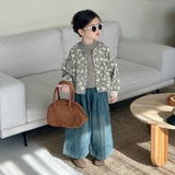 Quần dài Jean ống rộng bé gái