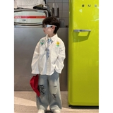Quần Jean Dài Rách Nhiều FS