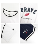 SET Ngắn Thể Thao Trắng Brave HMJ
