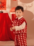 Set Len Ngắn Caro Trắng Đỏ MQ