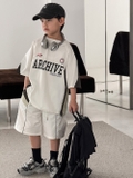 SET Ngắn Dù Trắng ABC