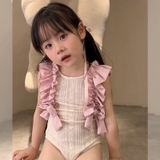 Jump Bơi Kem Ren Nơ Hồng DH