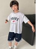 SET Ngắn Thể Thao Trắng Brave HMJ