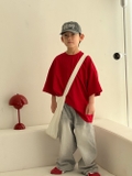 Áo Ngắn Đỏ Hình Lưng SX