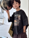 Áo Ngắn Have Fun Đen SN