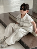 SET Dài Kaki Trắng Loang HY