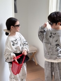 Set Dài Xám Nhạt Mkey KM