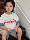 Quần ngắn Jean Tuarua Lai Chấm Xanh SN