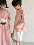 SET ÁO HỒNG QUẦN TRẮNG KUMAI