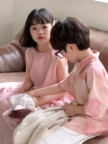 SET ÁO HỒNG QUẦN TRẮNG KUMAI
