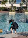 JUMP BƠI ĐEN TAY PHỐI XANH