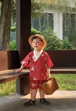 Set Ngắn Đỏ Phi Hạc Dây Buộc AH