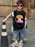 QN Jean Xanh Hình Mickey AM