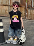 QN Jean Xanh Hình Mickey AM