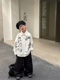 Áo Sơ Mi Trắng Hình Mèo FS