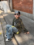 QD Jean Xanh Rách Lót Đen FS