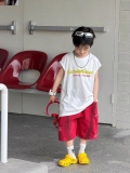 Áo Ba Lỗ Trắng Chữ Vàng Đỏ FS