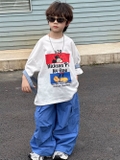 SD Áo Mickey Trước Sau+Quần Xanh Dương AM