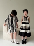 SN Sơ Mi Trắng Đen Chấm Bi KM