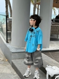 AN Xanh Biển Hình Vẽ Đen FS