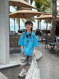 AN Xanh Biển Hình Vẽ Đen FS