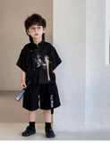SN Áo Đen Thêu Quần Vạt YH