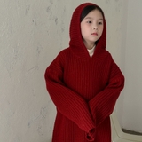 Váy Len Dài Đỏ KM