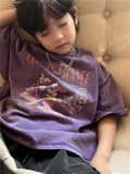 Áo Ngắn Mickey Tím SN