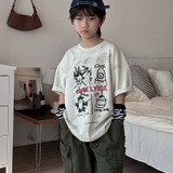 Áo Ngắn Sơn Kem LY