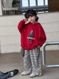 SD Hoodie Đỏ Handsome+ Quần Kẻ MGJ