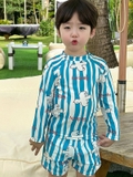 Set Bơi Kẻ Xanh Hình Chim