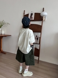 Áo Ngắn Sơn Kem LY